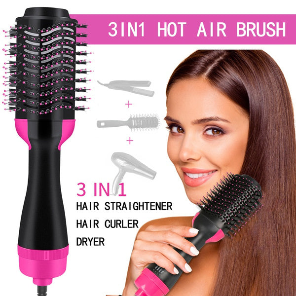 3 In 1 One Step Hot Air Brush (dryer + Styler) 3 In 1 One Step Hot Air Brush (dryer + Styler)